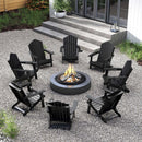 Folding Adirondack High Backrest Chair
