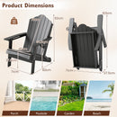 Folding Adirondack High Backrest Chair