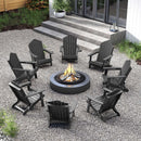 Folding Adirondack High Backrest Chair