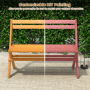 Folding Outdoor Bench For 2 People