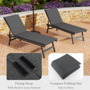 Folding Outdoor Chaise Lounge Cushion