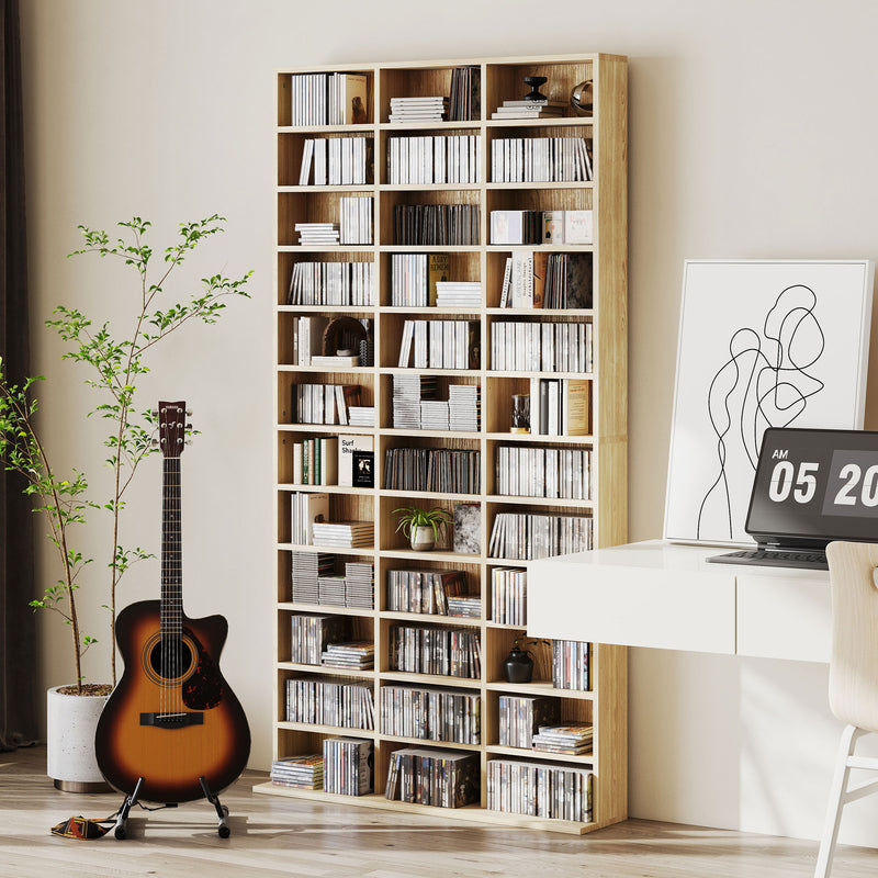 HOMCOM DVD CD Media Storage Rack, Video Display Unit