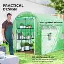 Outsunny Greenhouse Polytunnel Walk-in Grow Plant Steel 3 x 2 m Outdoor