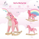 HOMCOM Children's  Rocking Horse - Pink