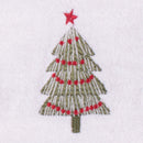 Fusion Christmas Trees Hand Towel - 2 Pack in White
