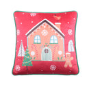 Fusion Gingerbread Man Filled Cushion In Multi