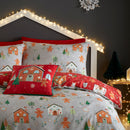 Fusion Gingerbread Man Filled Cushion In Multi