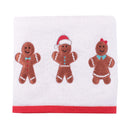 Fusion Gingerbread Hand Towel - 2 Pack in White