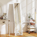 HOMCOM 37 x 157 cm Full Length Mirror with Frame for Bedroom, White