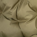 Outsunny 2 Seater Egg Chair Outdoor With Cushion, Cup Pockets