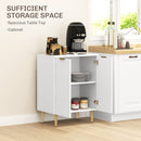 HOMCOM Sideboard Buffet Cabinet with Adjustable Shelf, White