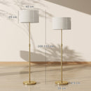 HOMCOM Dimmable Floor Lamp, Standing Lamp With Adjustable Colour Temperature