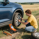 HOMCOM 2.5 Ton Low Profile Floor Jack, 7.5-47 cm Hydraulic Car Trolley Jack