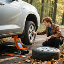 HOMCOM 2.5 Ton Low Profile Floor Jack, 7.5-47 cm Hydraulic Car Trolley Jack