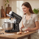 HOMCOM 6L 1400W Stand Mixer With 11 Speeds & Fermentation Function, Black