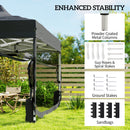Outsunny 3 x 4.5 m Pop Up Gazebo with Mesh, Heavy Duty Party Tent Marquee