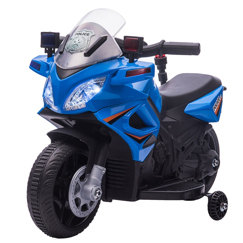 HOMCOM Kids Electric Ride On Motorcycke 6v - Blue