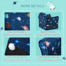 HOMCOM Children's Planet-Themed Armchair - Blue