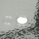 Outsunny Garden Dining Set, Glass Table w/ Umbrella Hole