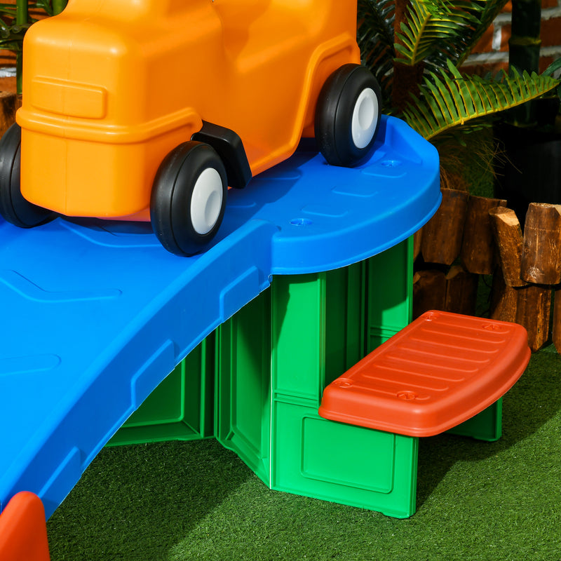 AIYAPLAY 3(m) 4 Pieces Up And Down Kids Rollercoaster, For Ages 2-5 Years