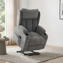HOMCOM Power Recliner Chair W/ Massage And Heat, Electric Lift Chair, Grey