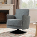 HOMCOM Upholstered PU Leather Armchair For Living Room, Grey
