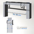 SPORTNOW Pull-Up Bar Doorway Push Up Stand W/ Resistance Bands