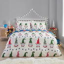 Fusion Gnome For Christmas Duvet Cover Set in Navy