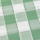 D & D Gingham Outdoor Rug in Green