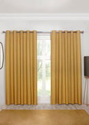 COSMOS GOLD EYELET CURTAINS