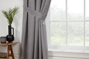ECLIPSE PEWTER 3" PENCIL PLEAT CURTAINS