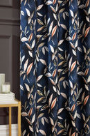 MADRID NAVY EYELET CURTAINS
