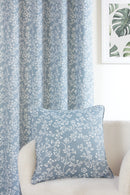 SADE BLUE EYELET CURTAINS
