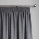 Fusion Galaxy Pencil Pleat Curtains in Charcoal