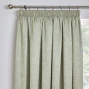 Fusion Galaxy Pencil Pleat Curtains in Green