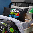 Bedlam Game Duvet Cover Set in Black