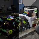 Bedlam Game Duvet Cover Set in Black