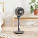 HOMCOM 9" Pedestal Cooling Fan With Adjustable Speed And Mode, Grey