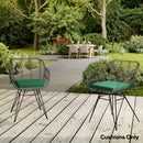 Outsunny Set of 6 Chair Cushion Seat Pads with Removable Tie, Green