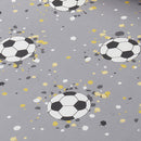 Bedlam Goal Fitted Bed Sheet In Gold - Single