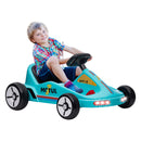 AIYAPLAY 6V Electric Go Kart W/ Music, Light, Horn, For 3-5 Years - Blue/Red/Yellow