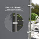 Outsunny Side Panel for 3x3 m Pop Up Gazebos, 1 Pack Sidewall Only