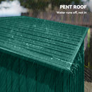 Outsunny 5 X 3.5ft Metal Garden Shed With Effortless Assembly, Green