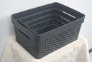 Lewis's Dots Basket - Grey