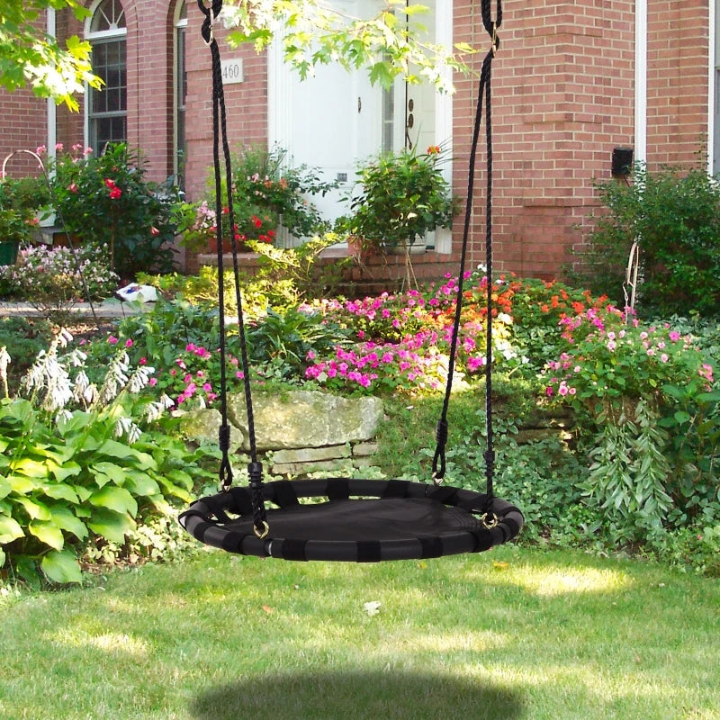 HOMCOM Children's swing -  Black
