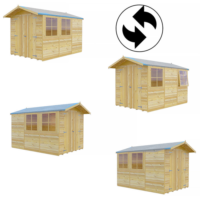 Guernsey 7 X 10 Shiplap Apex Shed
