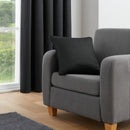 Fusion Galaxy Pencil Pleat Curtains in Black