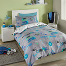 Bedlam Game Glow Duvet Cover Set in Grey