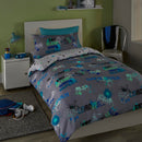 Bedlam Game Glow Duvet Cover Set in Grey