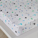Bedlam Game Glow Fitted Bed Sheet In Grey - Single